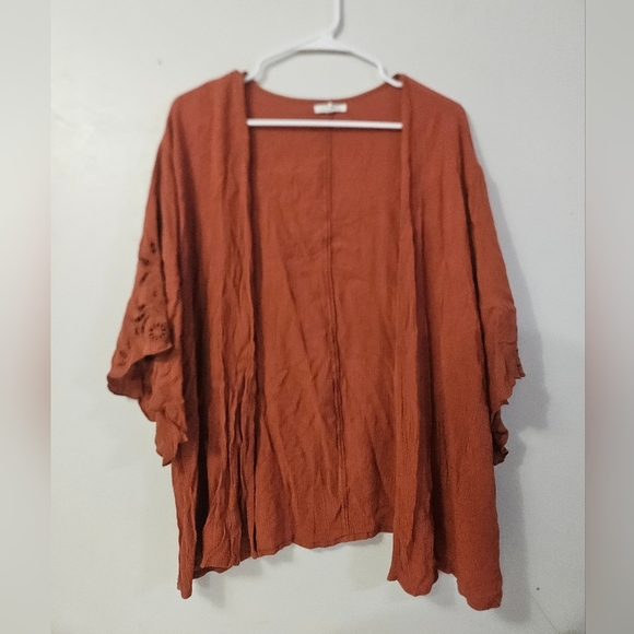 Maurices Sweaters - Maurices Open Front Rust Colored Cardigan!